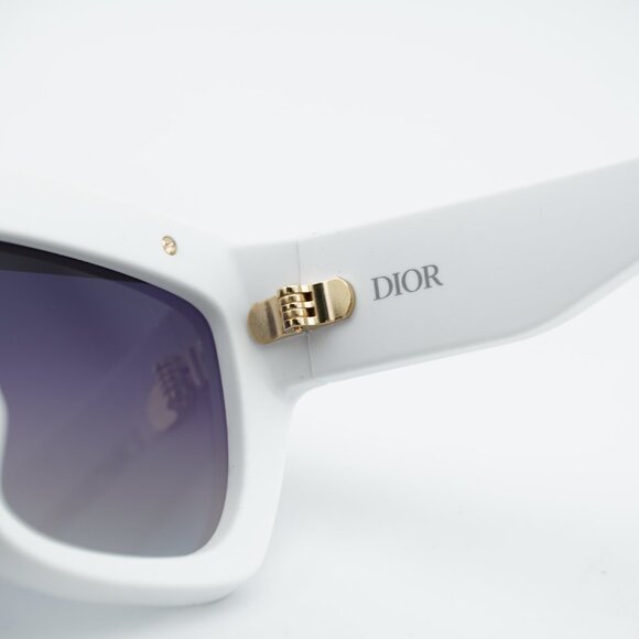 Dior DIORCLUB M7U 51A5 Sunglasses White Shield Frame, Mirror Lenses main image 9